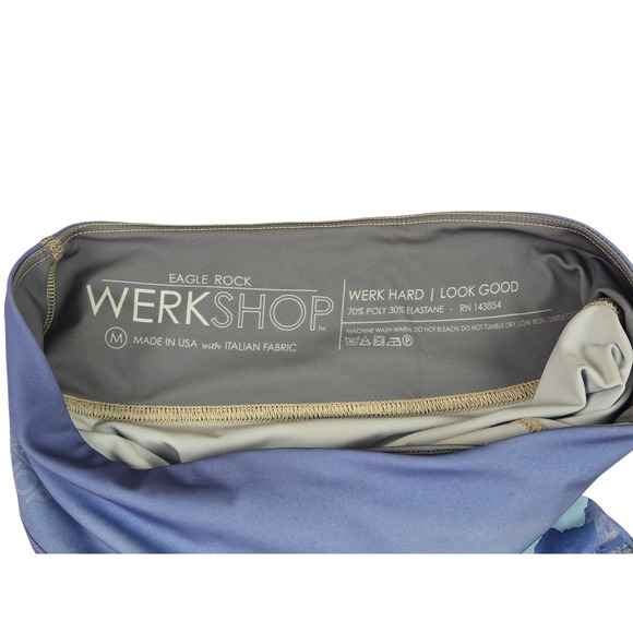 Eagle Rock Werkshop Leggings Size Medium Mountains Forest Scenery - Picture 5 of 5